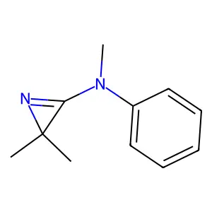 N,2,2-Trimethyl-N-phenyl-2H-aziren-3-amine structure