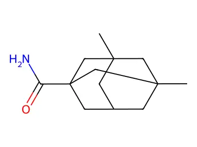 3,5-Dimethyladamantane-1-carboxamide structure