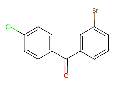 3-Bromo-4'-chlorobenzophenone structure