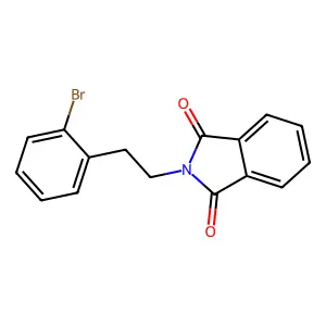 2-[2-(2-Bromophenyl)ethyl]isoindole-1,3-dione structure