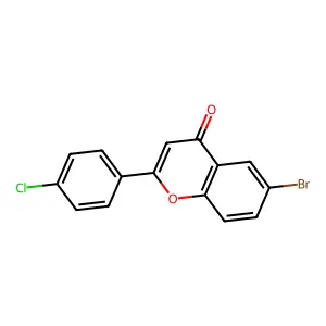 6-Bromo-4'-chloroflavone structure
