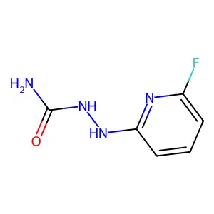 [(6-Fluoropyridin-2-yl)amino]urea structure