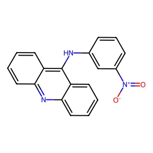 Acridine, 9-(m-nitroanilino)- structure