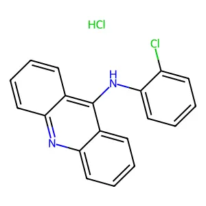 9-Acridinamine, N-(2-chlorophenyl)-, monohydrochloride structure