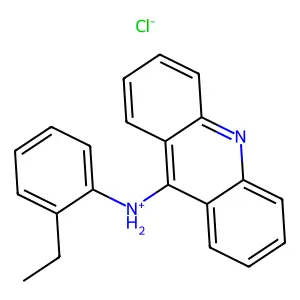 N-(2-Ethylphenyl)acridin-9(10H)-imine--hydrogen chloride (1/1) structure