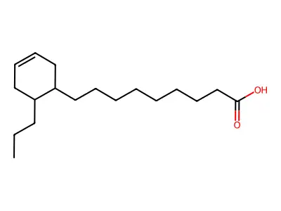 9-(2'-Propylcyclohex-4'-en-1'-yl)nonanoic acid structure
