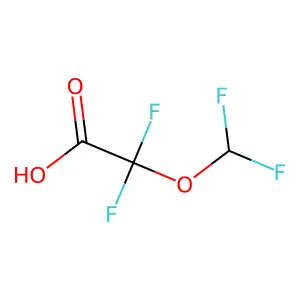 2-Difluoromethoxy-2,2-difluoroacetic acid structure