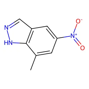 7-Methyl-5-nitro-1H-indazole structure