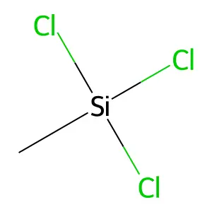 Trichloromethylsilane structure