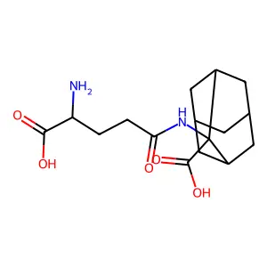 N-(gamma-Glutamyl)adamantanine structure