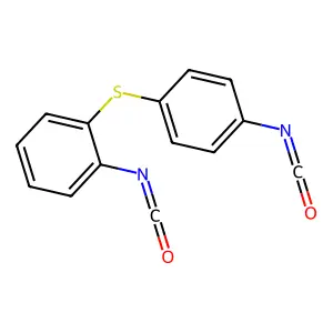 2,4'-二异氰酸酯二苯基硫醚 structure