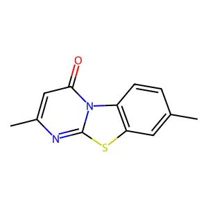 2,8-Dimethylpyrimido[2,1-b][1,3]benzothiazol-4-one structure