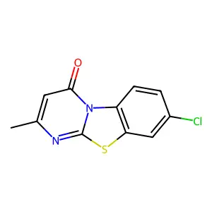 8-Chloro-2-methylpyrimido[2,1-b][1,3]benzothiazol-4-one structure