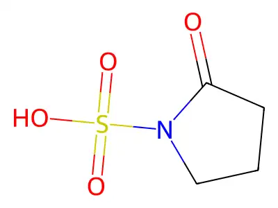 2-氧代-1-吡咯烷磺酸 structure