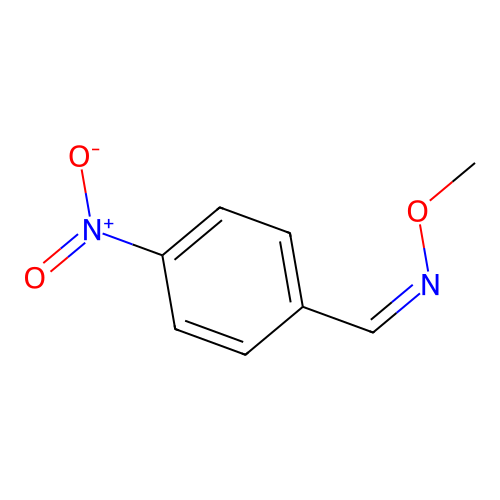 (Z)-N-methoxy-1-(4-nitrophenyl)methanimine structure