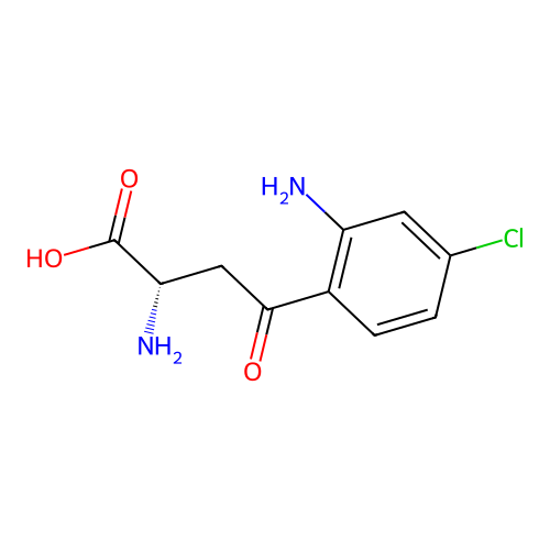 4-Chlorokynurenine structure