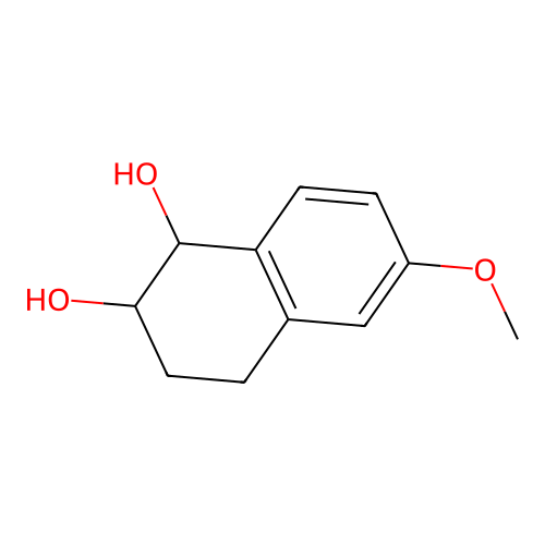 6-Methoxy-1,2,3,4-tetrahydronaphthalene-1,2-diol structure