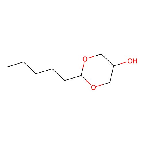 2-Pentyl-1,3-dioxan-5-ol structure