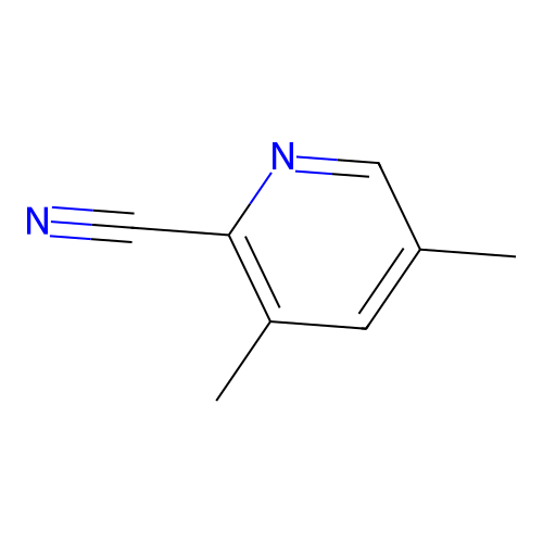 3,5-Dimethylpyridine-2-carbonitrile structure