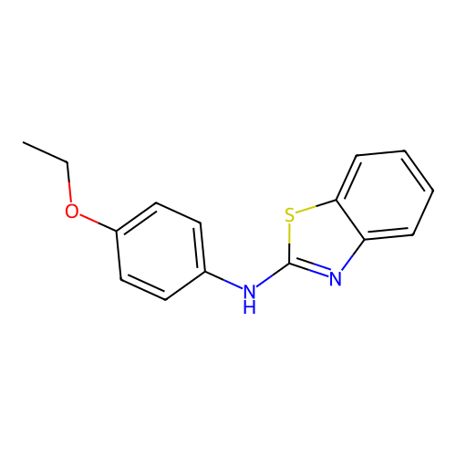 Benzothiazol-2-yl-(4-ethoxy-phenyl)-amine structure