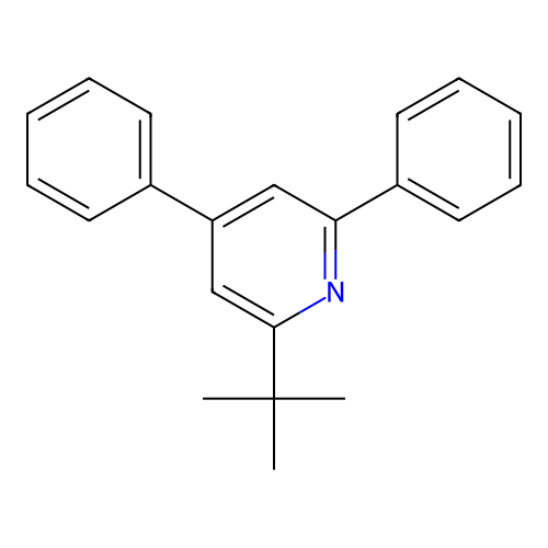 2-Tert-butyl-4,6-diphenyl-pyridine structure