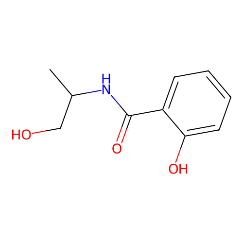 n-Salicyloyl-2-aminopropan-1-ol structure