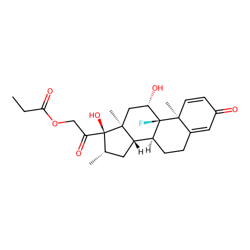 Betamethasone 21-propionate structure