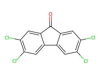 2,3,6,7-Tetrachloro-9H-fluoren-9-one structure