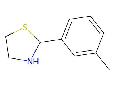2-(m-Tolyl)thiazolidine structure