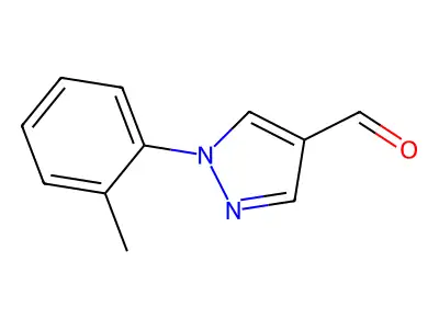1-(2-Methylphenyl)-1H-pyrazole-4-carbaldehyde structure
