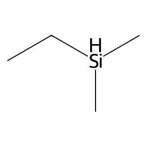 Ethyldimethylsilane structure