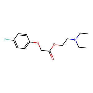 2-(Diethylamino)ethyl (4-fluorophenoxy)acetate structure