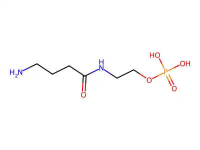 gamma-Aminobutyrylethanolamine phosphate structure