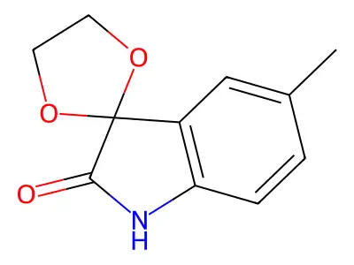 3-(1',3'-dioxolynyl)-5-methyl-1,3-dihydro-2H-indol-2-one structure