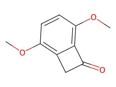 2,5-Dimethoxybicyclo[4.2.0]octa-1,3,5-trien-7-one structure