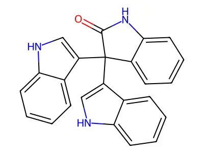 Trisindoline structure
