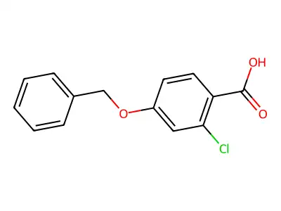 4-(Benzyloxy)-2-chlorobenzoic acid structure