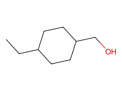 (4-Ethylcyclohexyl)methanol structure