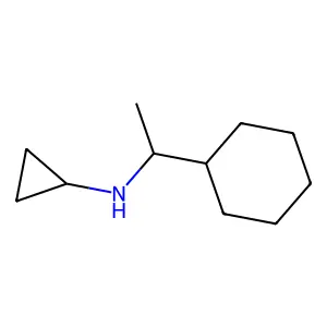 Cyclohexanemethylamine, N-cyclopropyl-alpha-methyl- structure