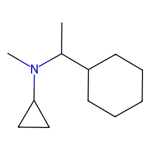N-(1-Cyclohexylethyl)-N-methylcyclopropanamine structure