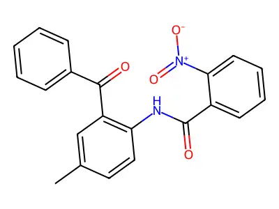 N-(2-benzoyl-4-methylphenyl)-2-nitrobenzamide structure