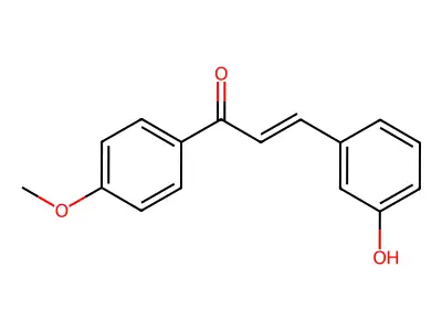 2-Propen-1-one, 3-(3-hydroxyphenyl)-1-(4-methoxyphenyl)- structure