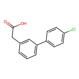 4'-氯-(1,1'-联苯)-3-乙酸 structure