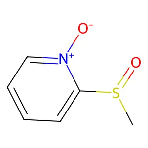 2-(Methylsulfinyl)pyridine 1-oxide structure