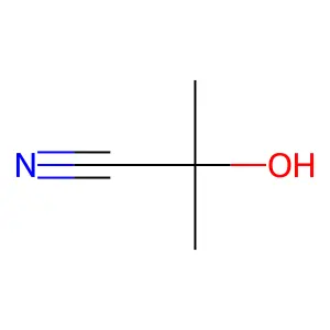 丙酮氰醇 structure