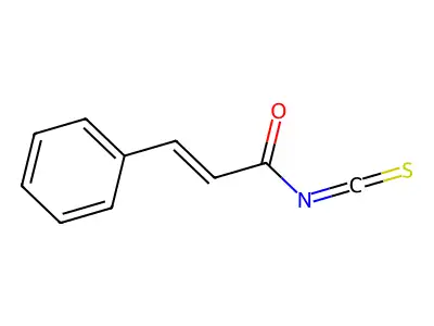 (2E)-3-Phenylprop-2-enoyl isothiocyanate structure