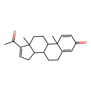 Pregna-1,4,16-triene-3,20-dione structure