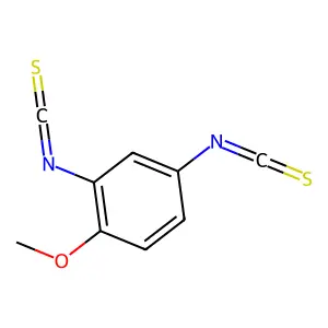 4-甲氧基-间苯二异硫氰酸酯 structure