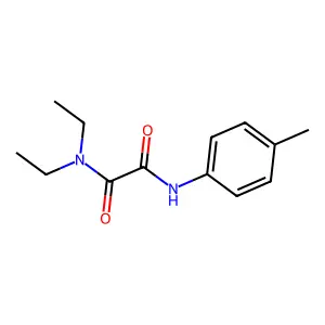 N,N-diethyl-N'-(4-methylphenyl)ethanediamide structure