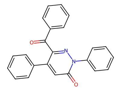 6-Benzoyl-2,5-diphenylpyridazin-3-one structure
